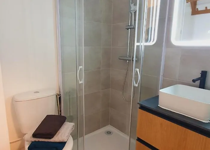 Voile Clim Wifi Terrasse Plages 2min - Rossiconciergerie - Linge Inclus Διαμέρισμα