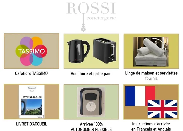 Voile Clim Wifi Terrasse Plages 2min - Rossiconciergerie - Linge Inclus Διαμέρισμα
